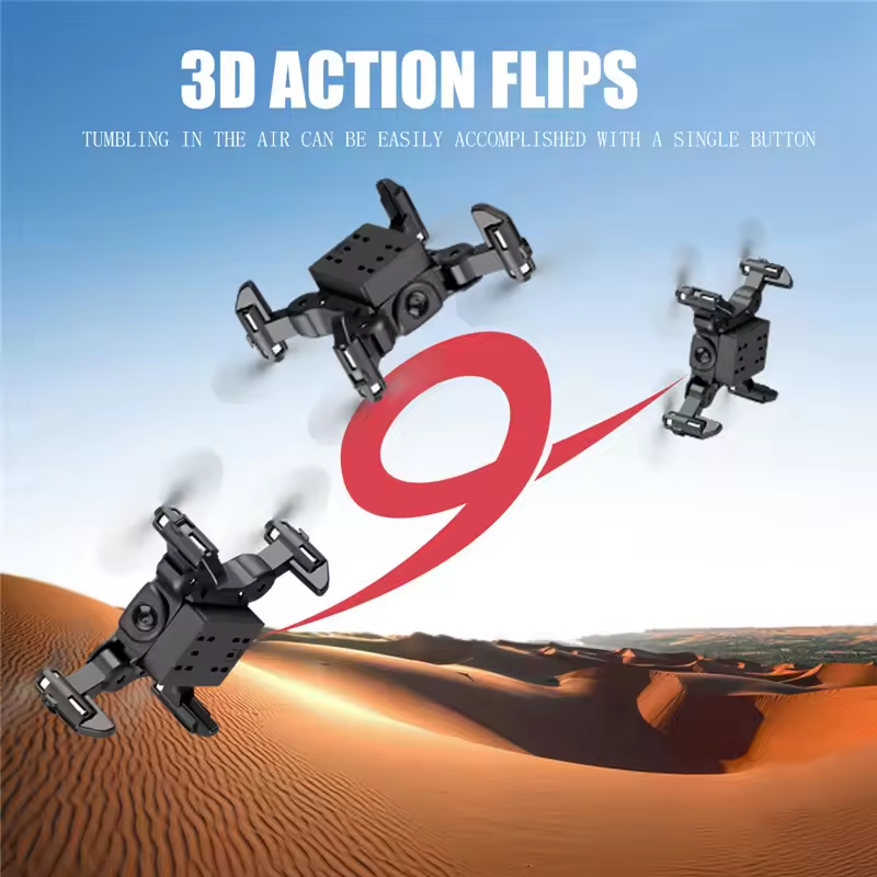 Remote Control Mini Pocket Drone With Light