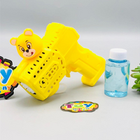 Kids Unique Electronic Colorful Bubble Gun