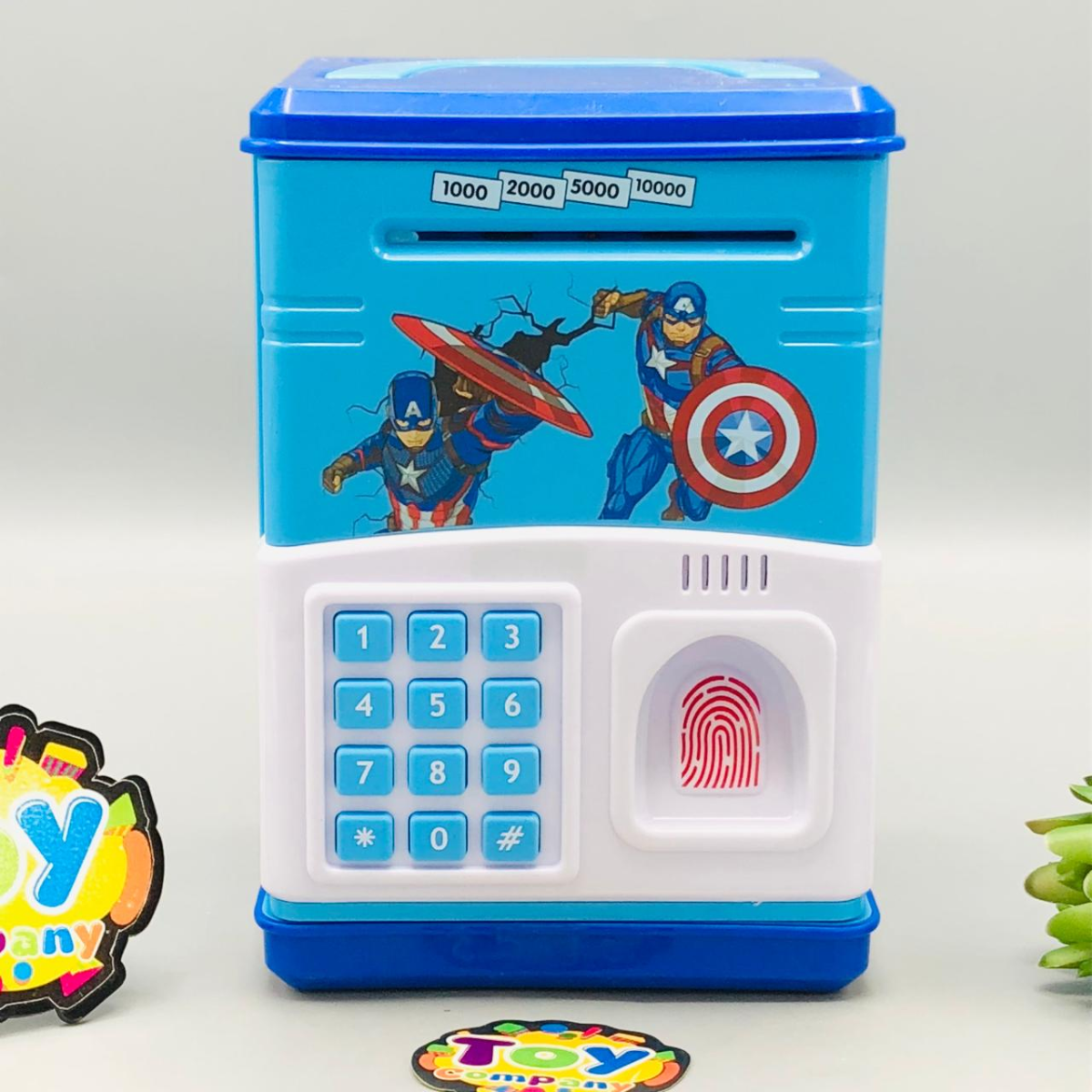 Avengers Fingerprint & Password Unlock ATM Machine