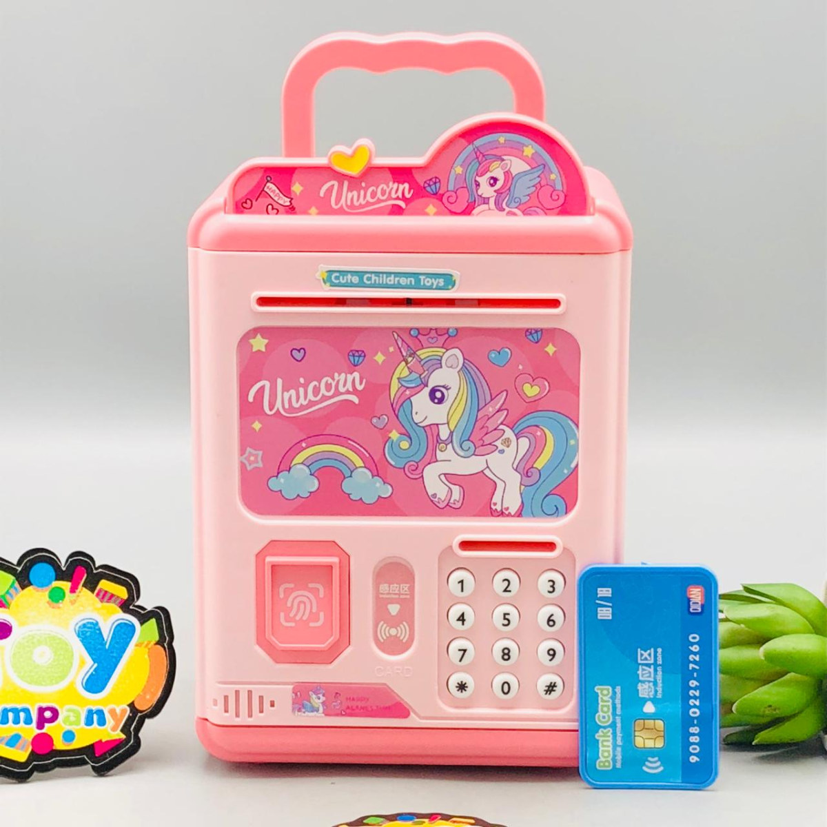 Unicorn Multi-functional Kids Money Saving ATM Machine