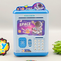 Space Multi-functional Kids Money Saving ATM Machine