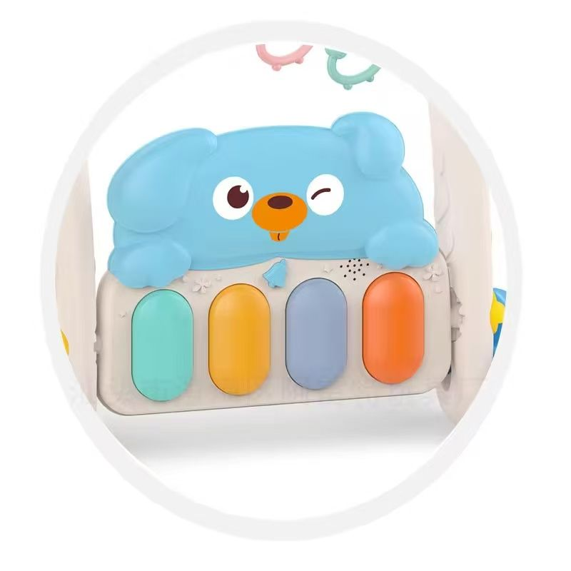 Huanger 2in1 Baby Walker & Piano Play Gym - Blue