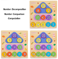Two-In-One Wooden Digital Clock For Kids
