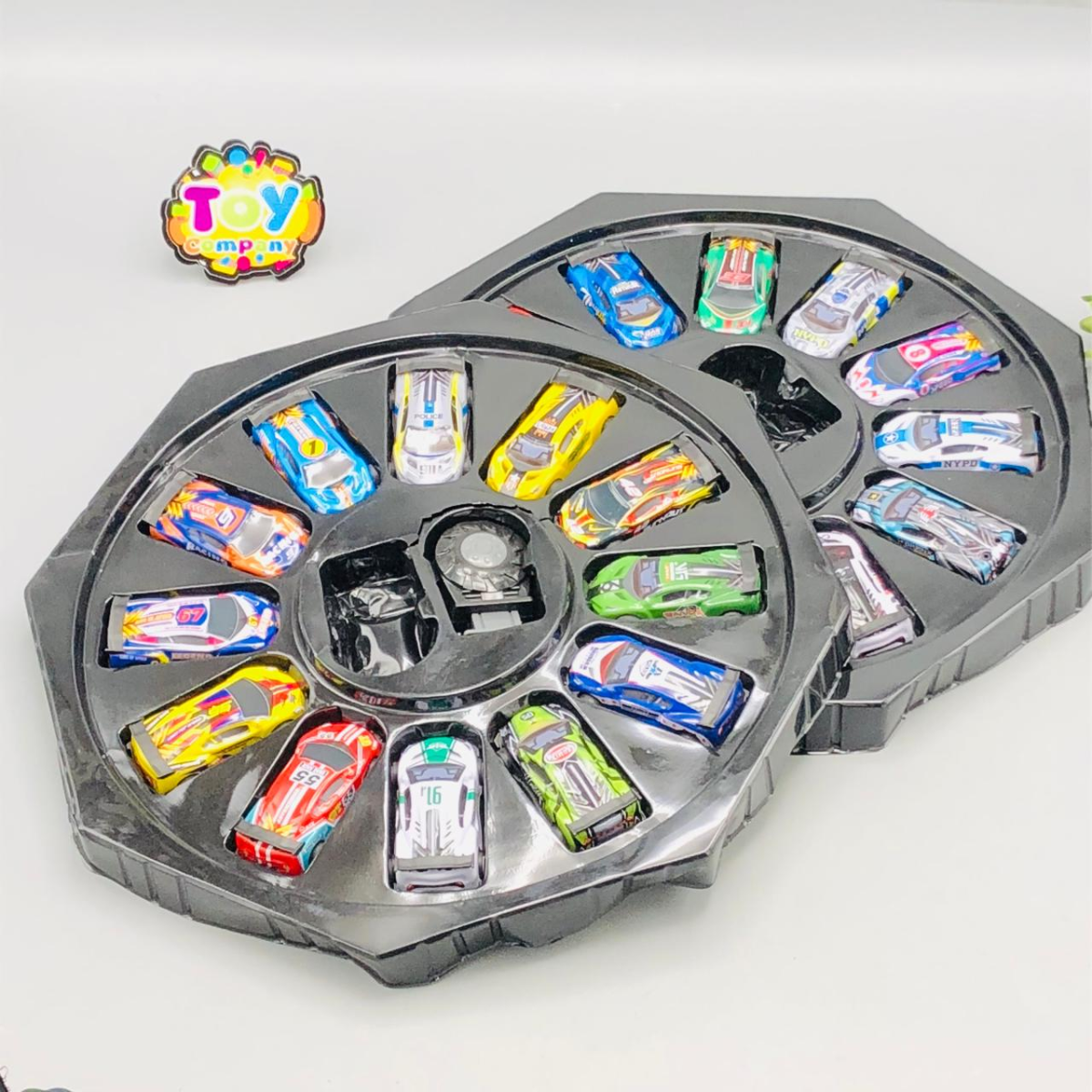 24Pcs Mini Inertial Cars With Launcher