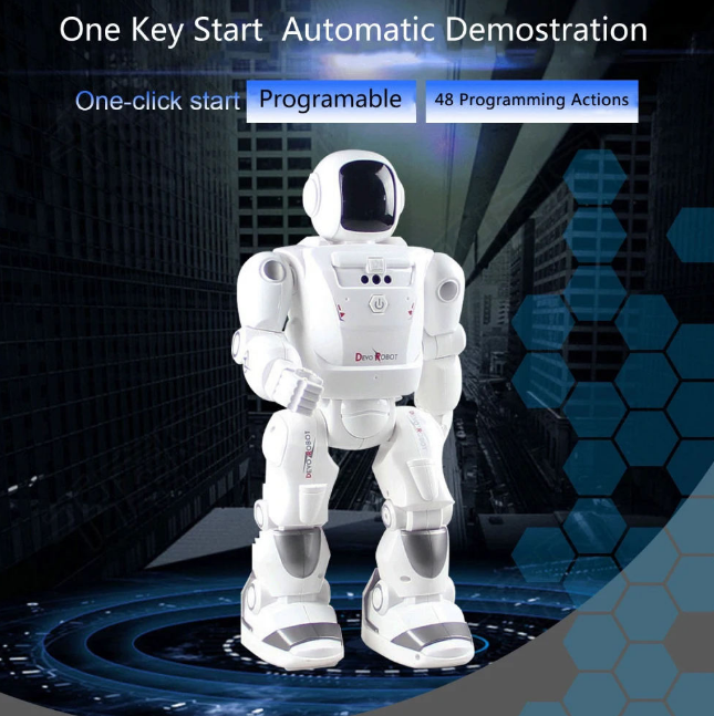 Remote & Induction Controlled Devo Robot