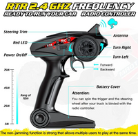 36km/h RC 1:18 Storm Off-Road Truck