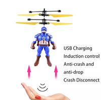 Hand Sensor Flying Captain America Aircraft