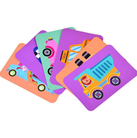 66Pcs Interesting Vehicle Magnetic Puzzle Book