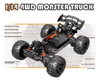 40km/h RC 1:14 High Speed Off-Road Truck
