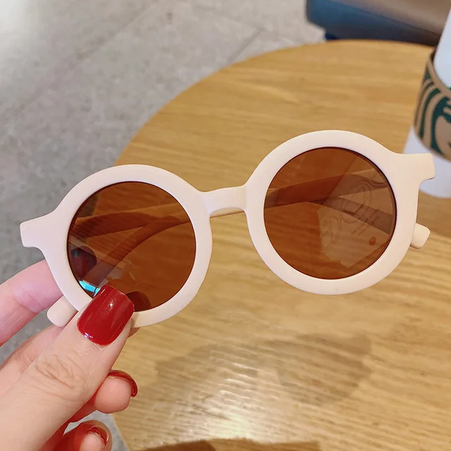 Kids Stylish Round Frame Sunglasses