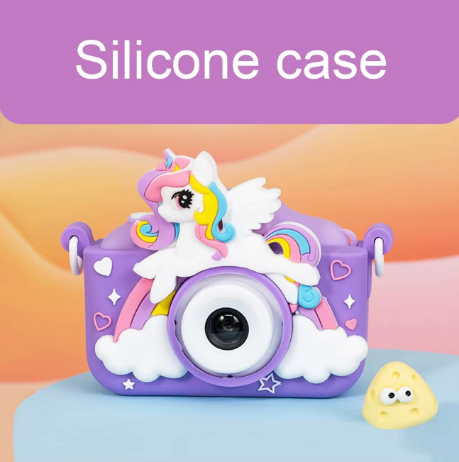 Mini Unicorn HD Digital Camera With Silicon Case