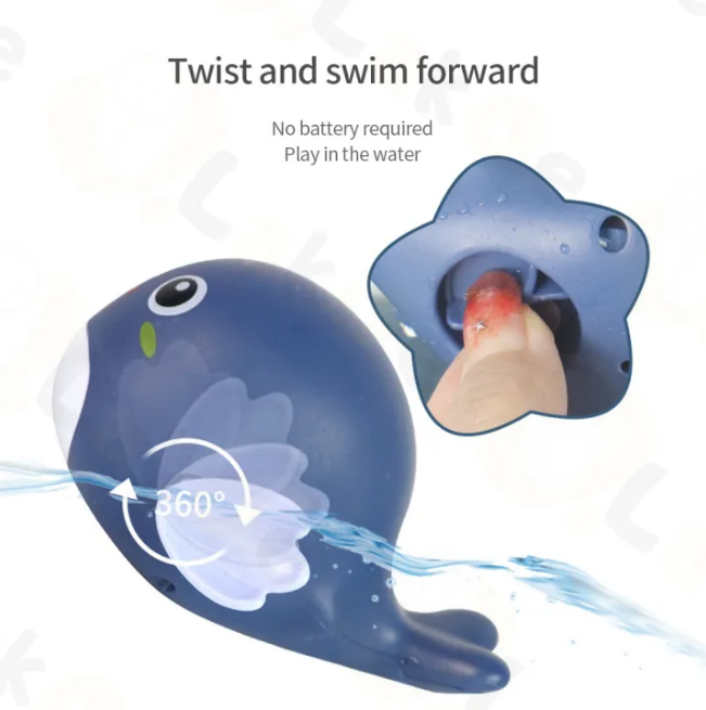 3Pcs Sea World Dolphin Bath Toy