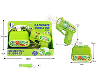 Dinosaur Backpack Colorful Bubble Gun