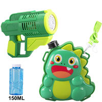 Electric Cute Dinosaur Backpack Colorful Bubble Gun