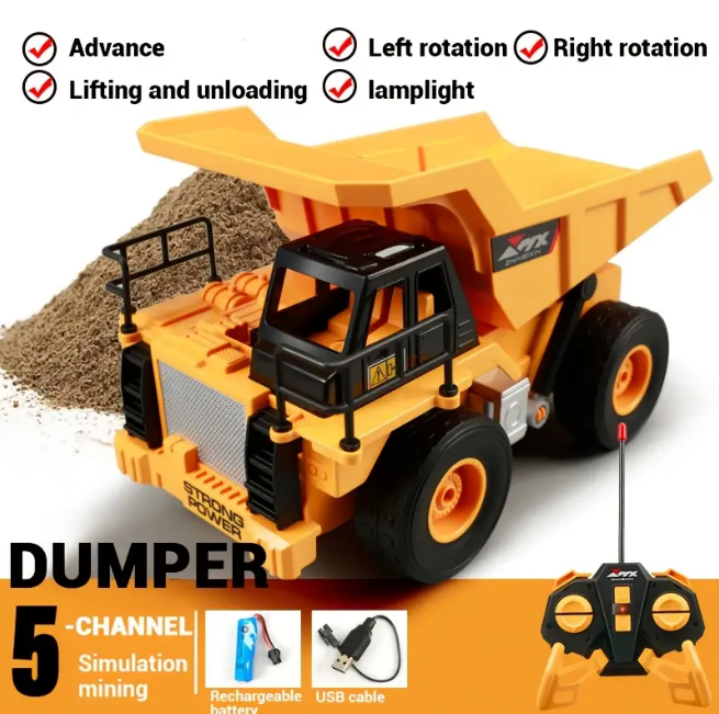 40MHz Remote Control Dumper With Lights