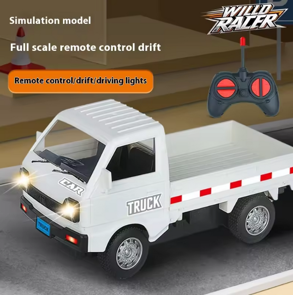 27MHz RC Mini Cargo Pickup Truck With Headlights
