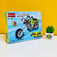 DIY 3in1 Harley Cruiser Lego Bricks Set - 129+Pcs
