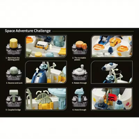 2in1 Space Adventure Marble Runway Track Set