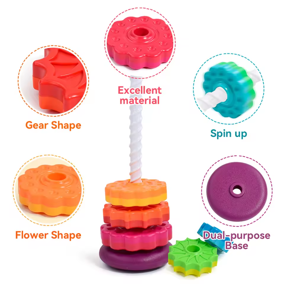 Rainbow Tower Toy For Kids