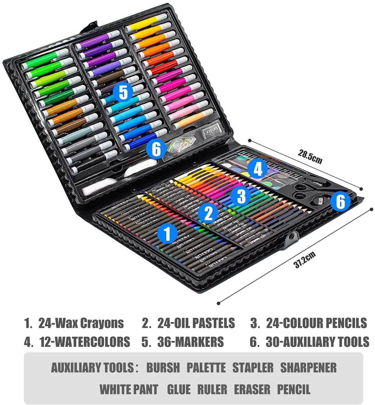 150Pcs Kids Premium Art Set