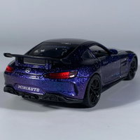 1:32 Diecast Mercedes GTR Model With Acrylic Display Box - Purple