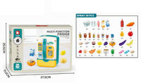 39Pcs Multi-functional Pretend Fridge With Spray