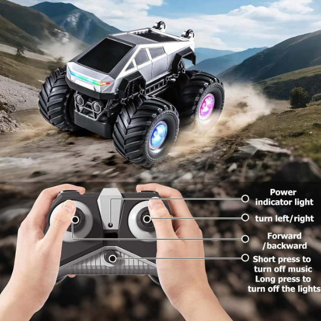 RC Big Foot Tesla Stunt Off-Road Truck