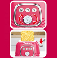 Thumbnail for Kids Pretend Play Mini Toaster Toy