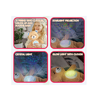 Multi-Effects Musical Star Light Projection Bear