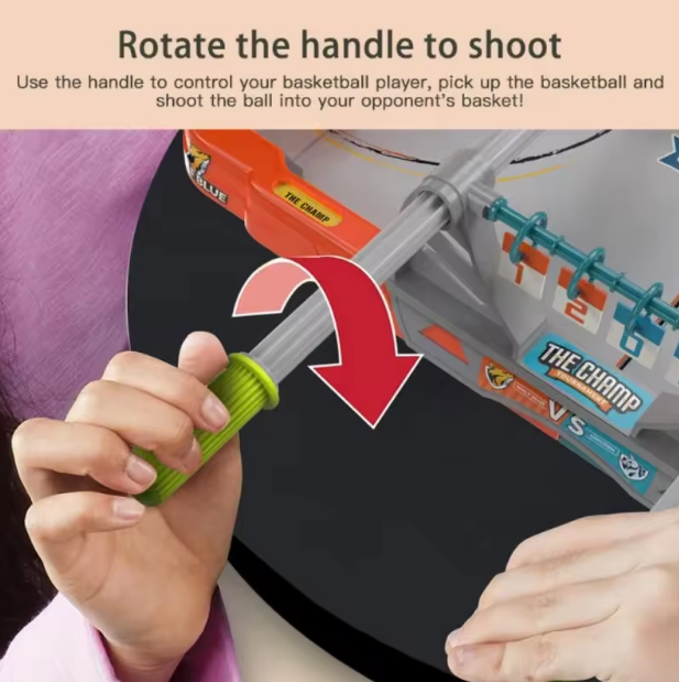 2 Players Basket Ball Finger Shooting Table Top Game