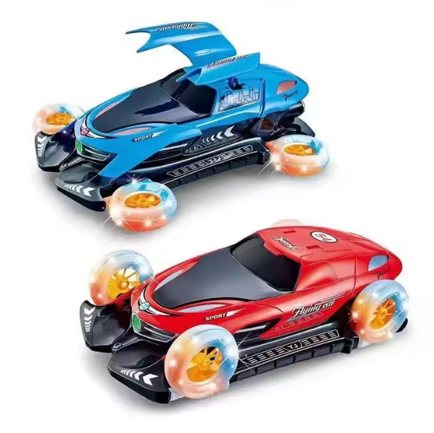 Electric Action Flying Car With Light & Sound