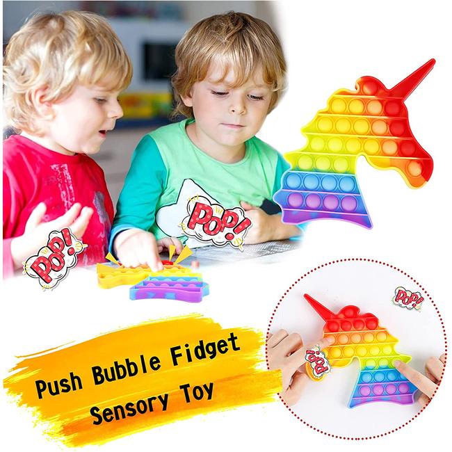 Push Pop It Bubble Fidget - Unicorn