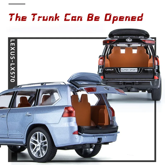 1:24 Diecast Lexus LX570 Model Car