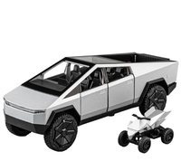 1:24 Diecast Tesla Camping Cybertruck With Bike