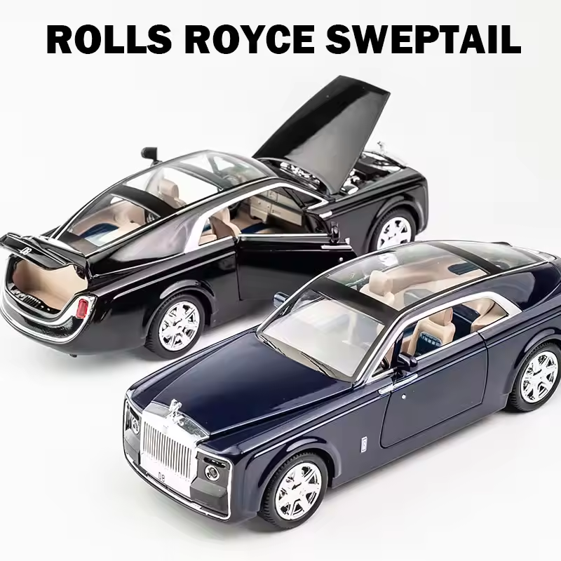 1:24 Diecast Rolls Royce Sweptail Model Car