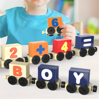 16Pcs Kids Fun Digital Number Train