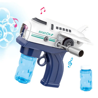 DIY Puzzle Aircraft Bubble Blowing Gun