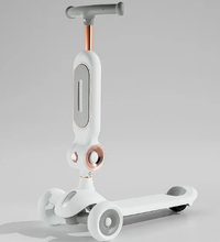 2in1 Foldable Kids Scooter With Light & Music - Gray