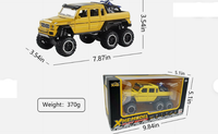 1:24 Diecast AMG G63 Pickup Model With Bike