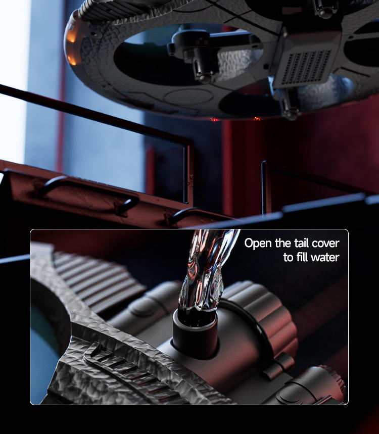 2.4G RC Quad-copter Flying Aircraft With Smoke