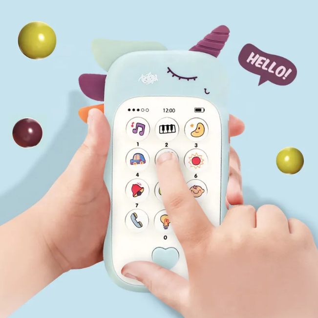 Kids Unicorn Design Puzzle Mobile Phone