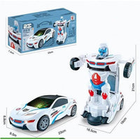2-in-1 Transformer Robot Police Car