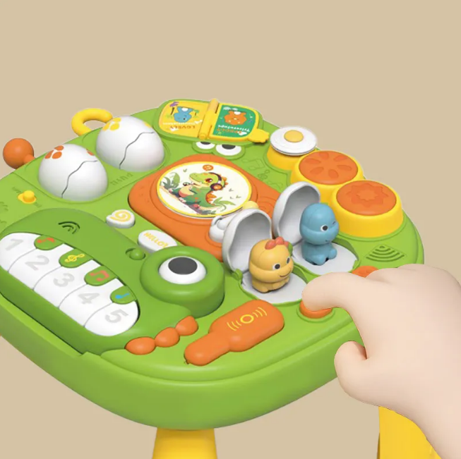 Multi-functional Kids Dinosaur Musical Piano Activity Table
