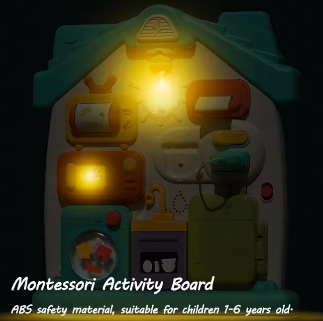 Multi-functional Montessori Puzzle Activity Board