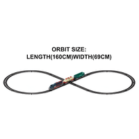 20Pcs Battery Operated Orbital Train Track Set