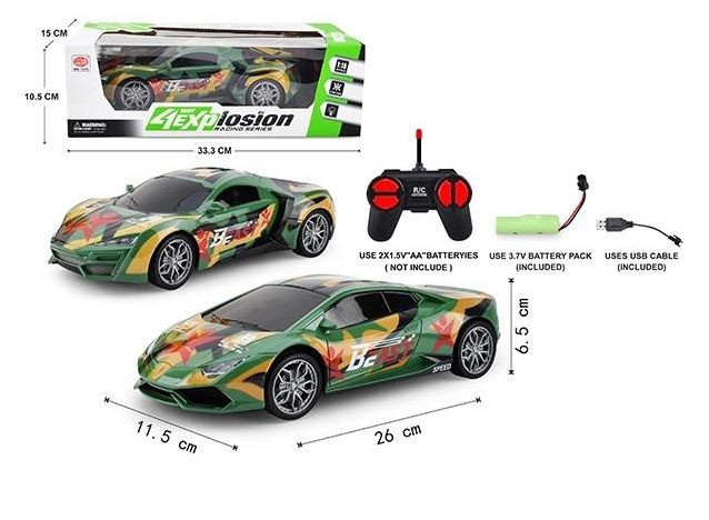 Remote Control Rechargeable Explosion Racing Car