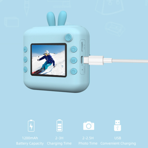 Kids Dual Shot Instant Digital Printing Camera