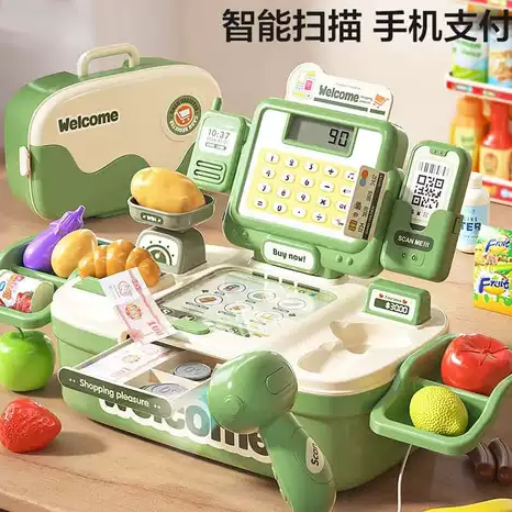 42Pcs Pretend Play Cash Register Toy