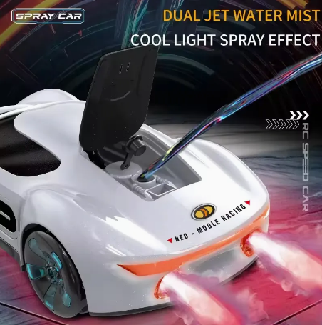 2.4GHz Watch Control Concept Spray Stunt Car