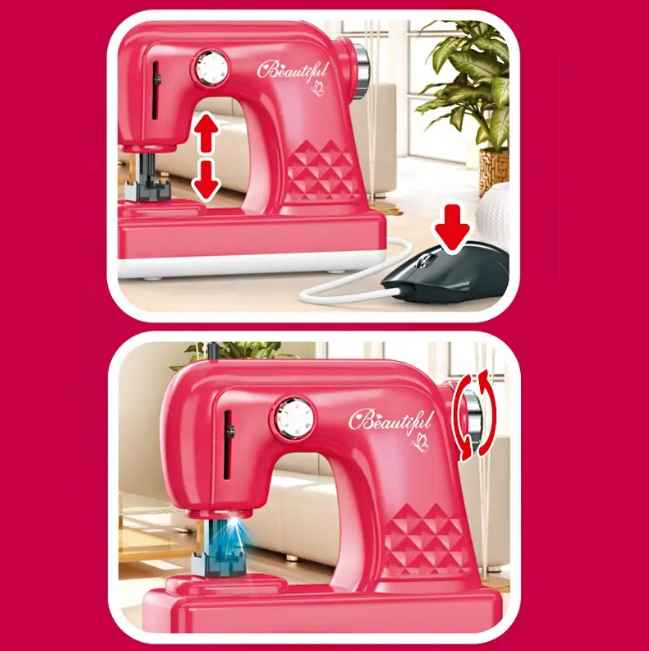 Pretend Play Girls Sewing Machine Toy